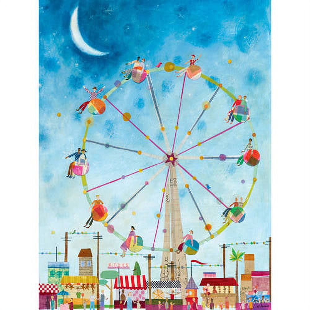 Oopsy Daisys Ferris Wheel Canvas Art by Maria Carluccio