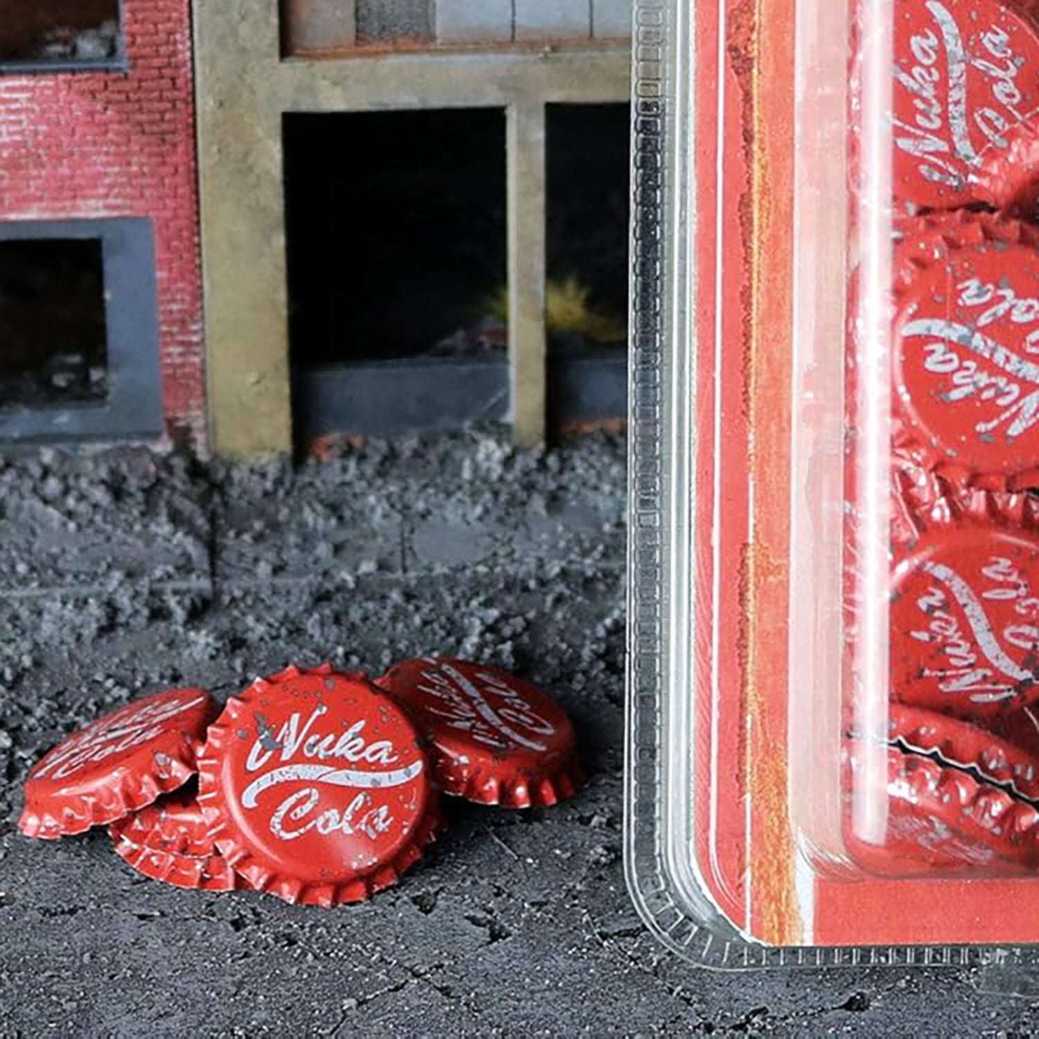 Fallout Wasteland Warfare Nuka Cola Caps red bottle caps miniature set