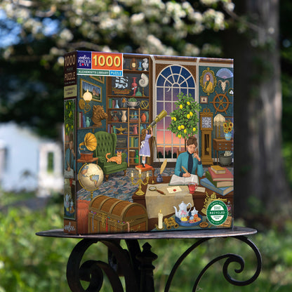 eeBoo Piece&Love Alchemist's Library Jigsaw Puzzle - 1000 pc