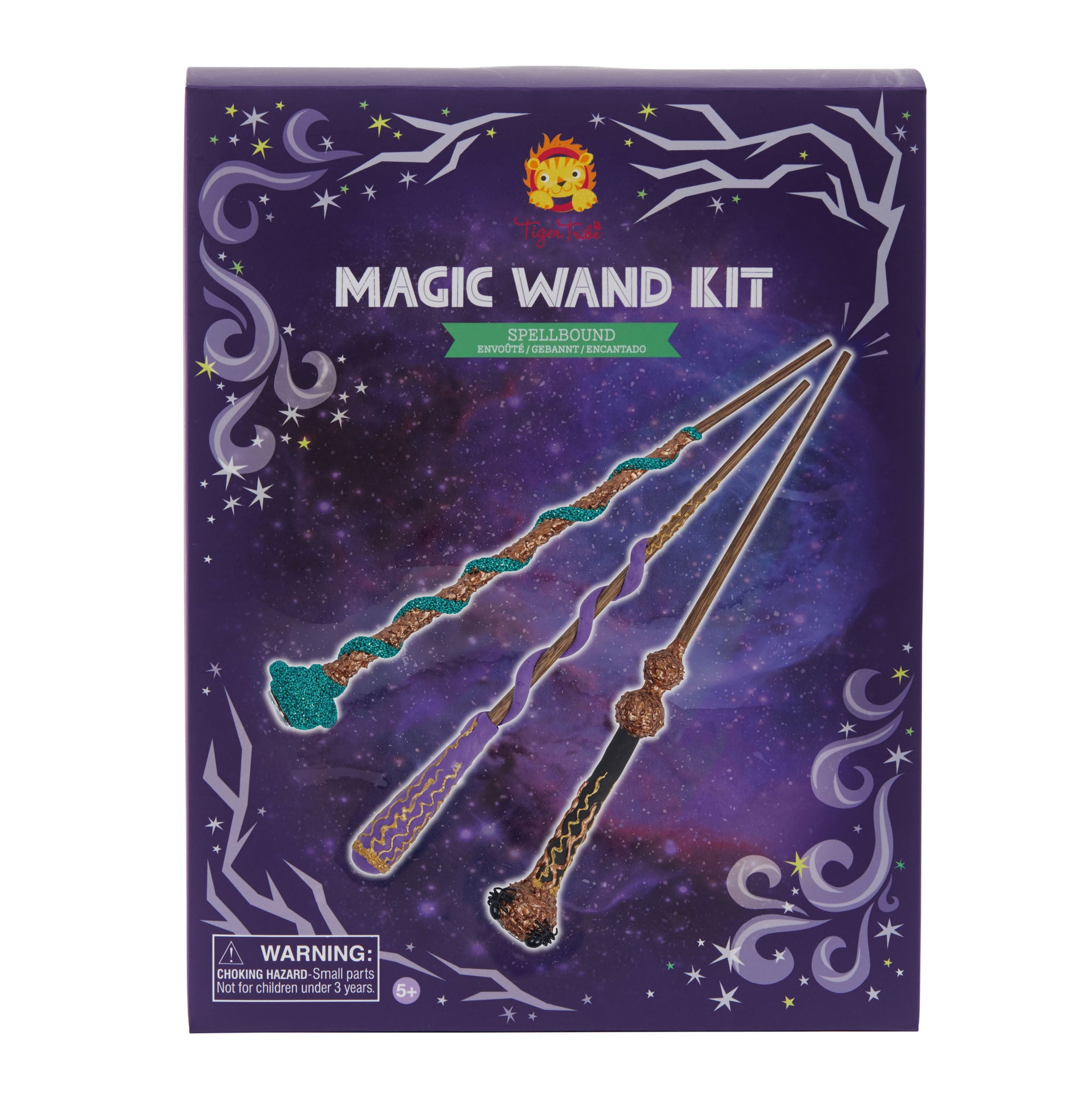 Tiger Tribe Spellbound Magic Wand Kit - Craft Set for Kids Ages 5