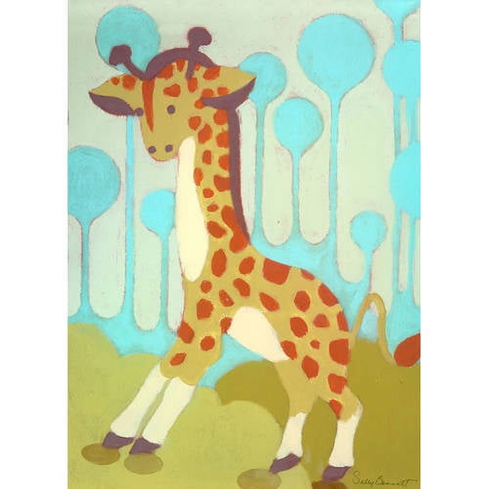 Oopsy Daisys Gigi Giraffe 10 inch Canvas Wall Art
