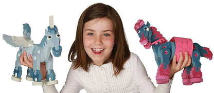 Bloco Toys Bloco-horses & Unicorns Creative Foam Building Set