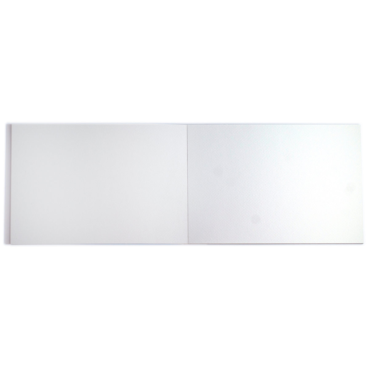 Deluxe Watercolor Paper Pad Rainbow with blank white pages open