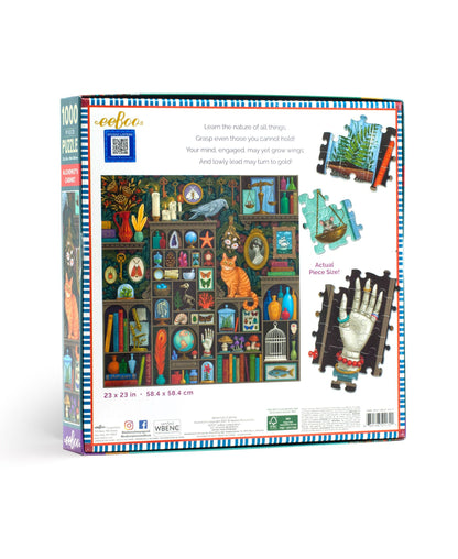 eeBoo Piece and Love Alchemist Cabinet Academia-Inspired Puzzle - 1000 pc