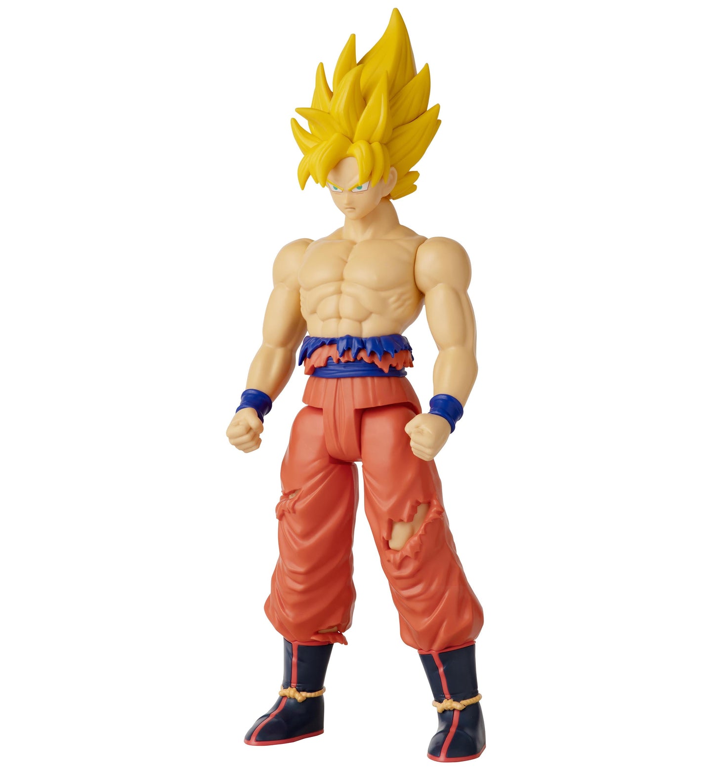 Bandai Dragon Ball 12-inch Scale Action Figure - Super Saiyan Goku Battle Damaged