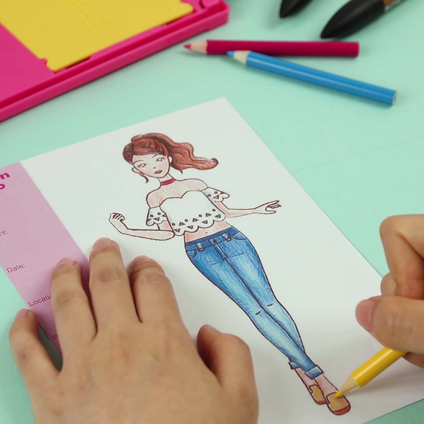 KidzMaker My Design Portfolio Fashion Studio Kit