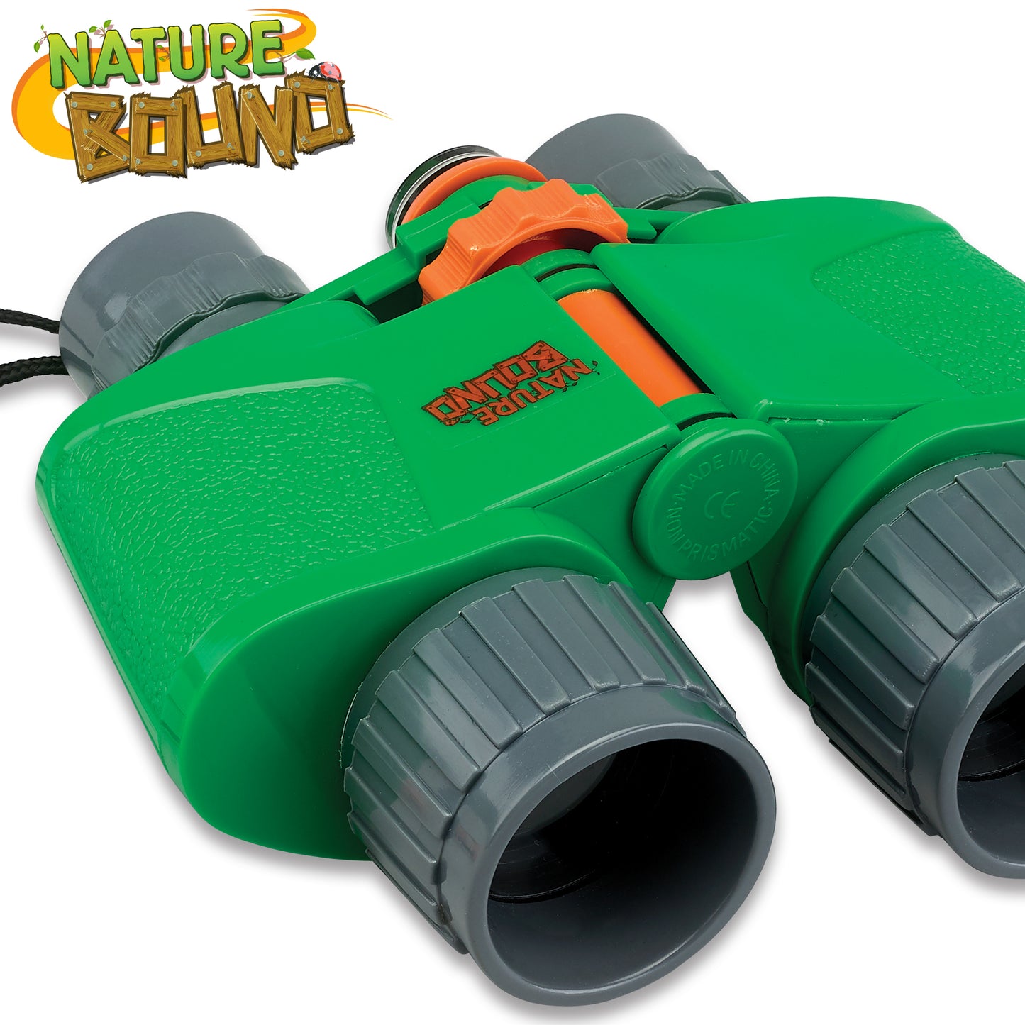 Nature Bound 6x35 Kids Binoculars with Compass - Outdoor Adventure Toy for Ages 3+
