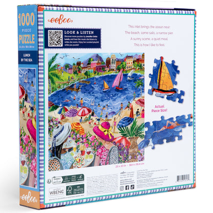 Piece&Love: Lunch by the Sea Jigsaw Puzzle - 1000 pc