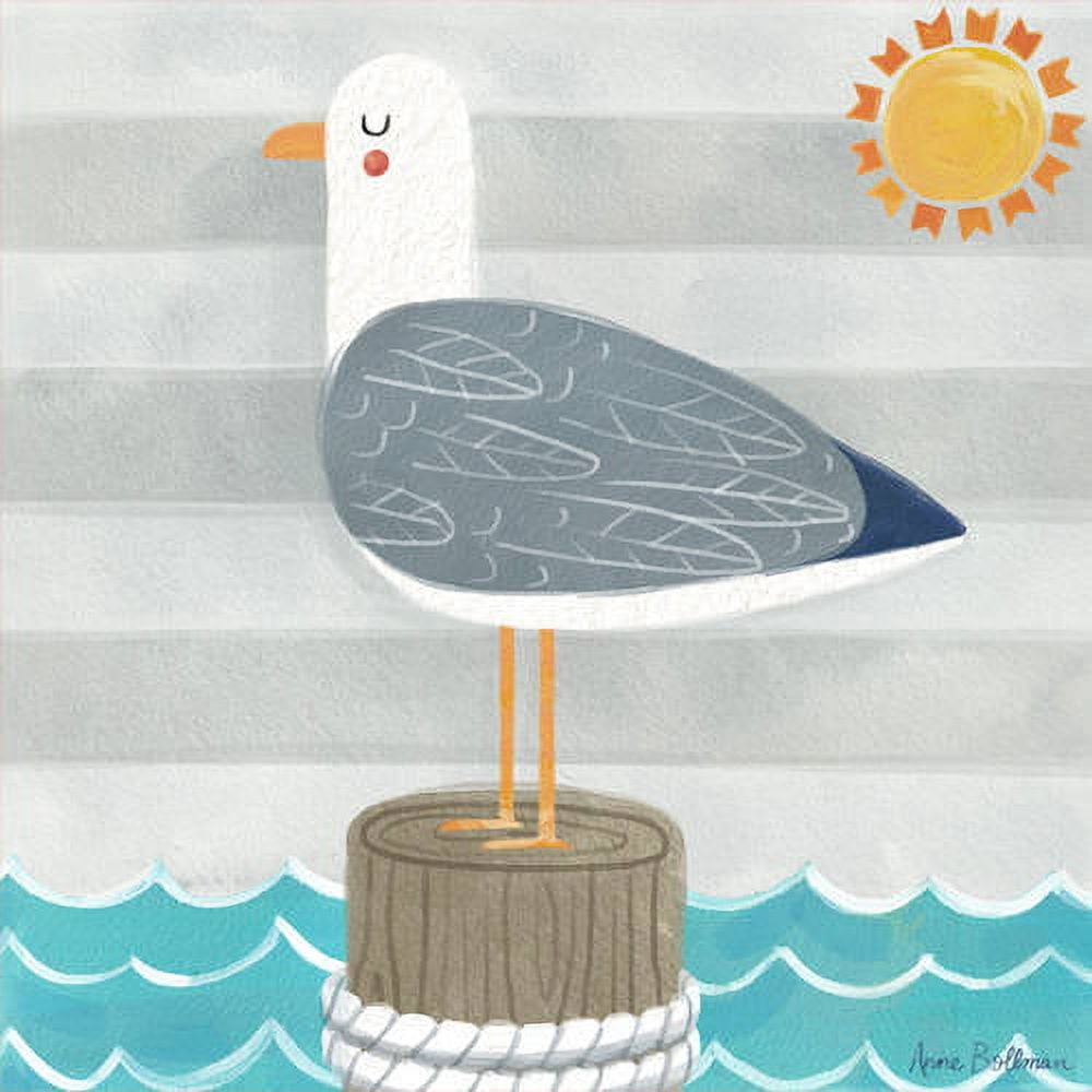 Oopsy Daisys Lets Set Sail 10-inch Handcrafted Canvas Art by Anne Bollman