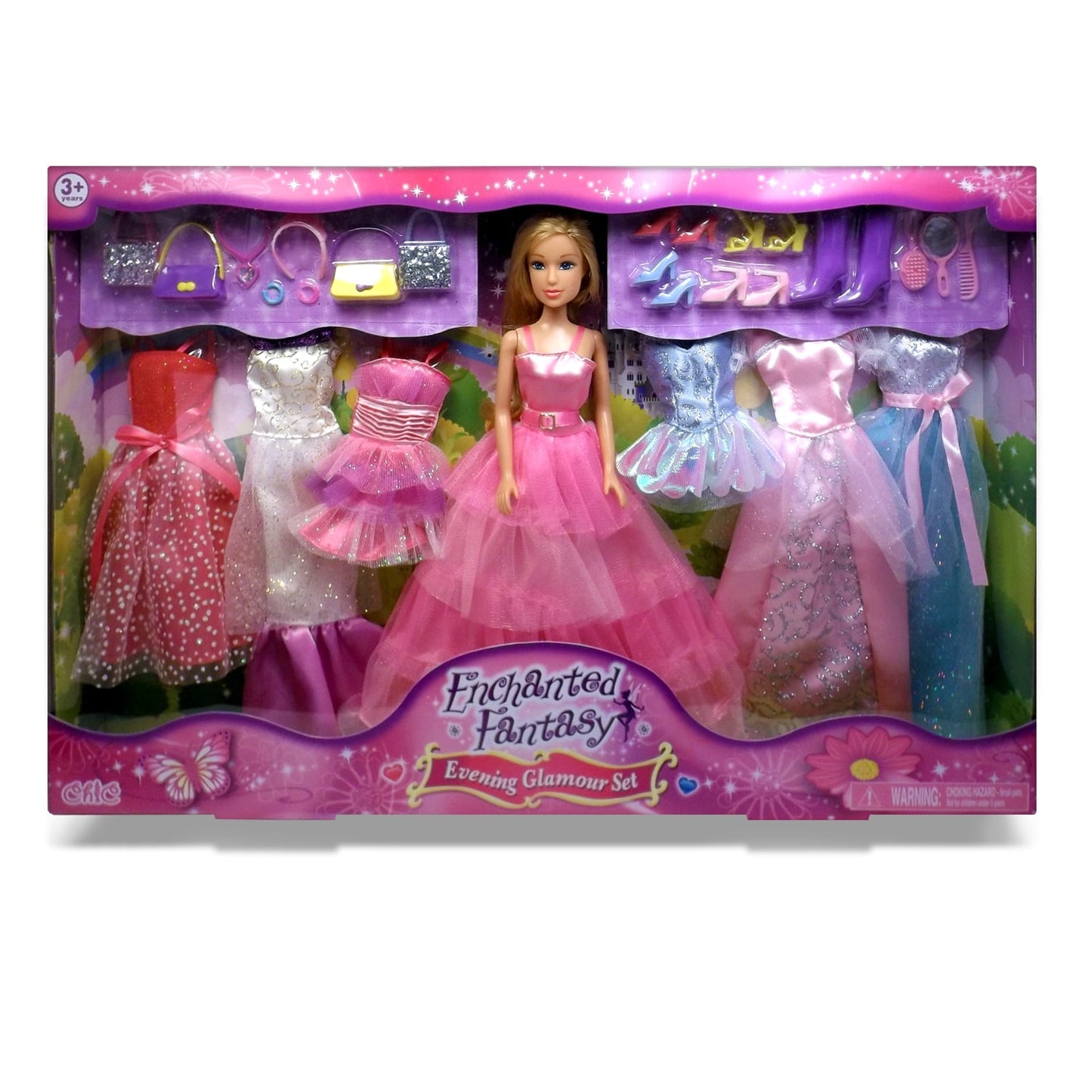Chic Dolls Evening Glamour Doll Set - Fashion Extravaganza