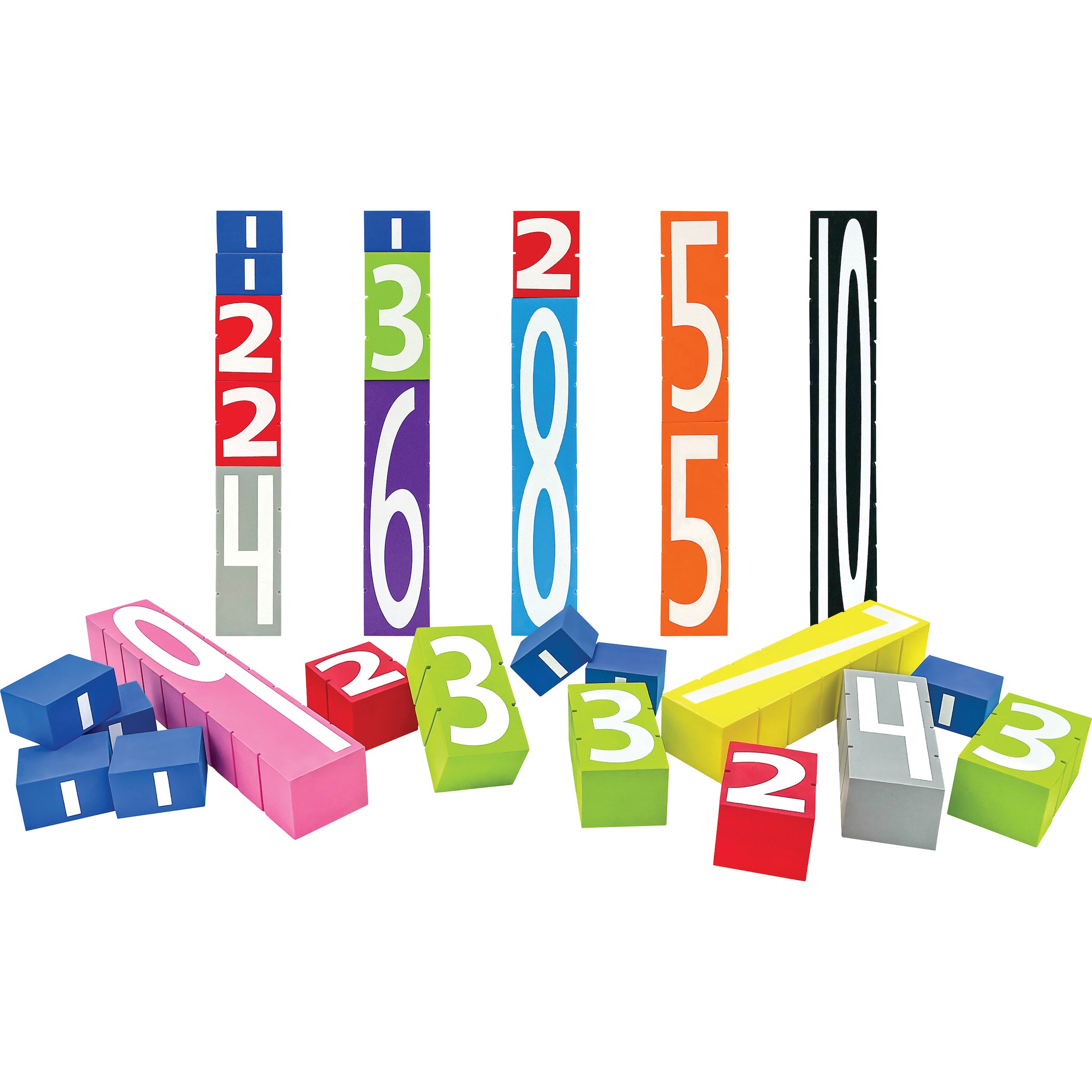 Teacher Created Resources Number Stax - Educational Foam Number Blocks – Toys