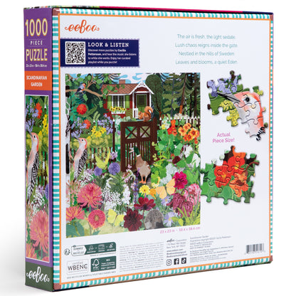 Piece&Love Scandinavian Garden 1000 pc Puzzle