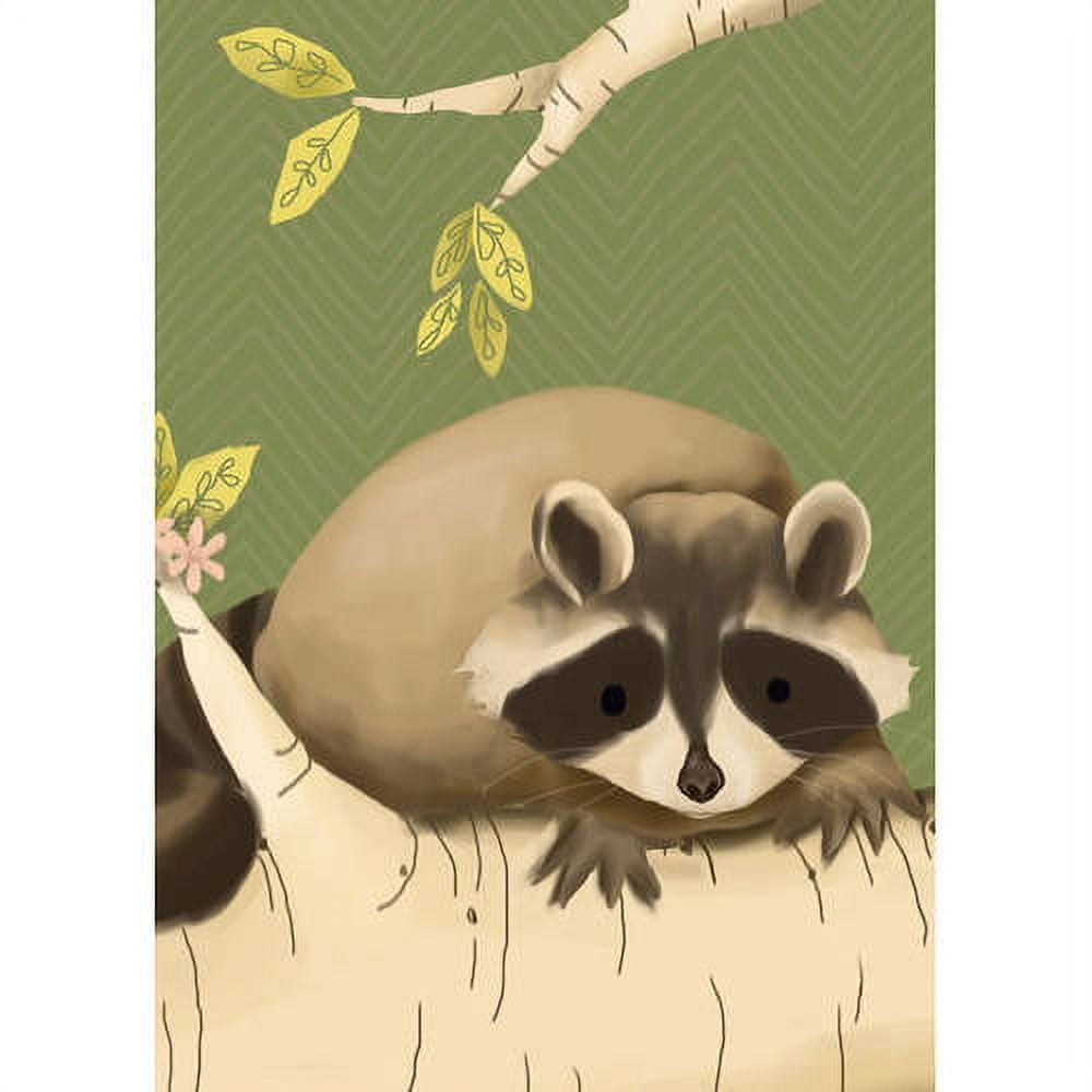 Oopsy Daisy's Meeko the Raccoon 10x14 Canvas Wall Art - Ready to Hang