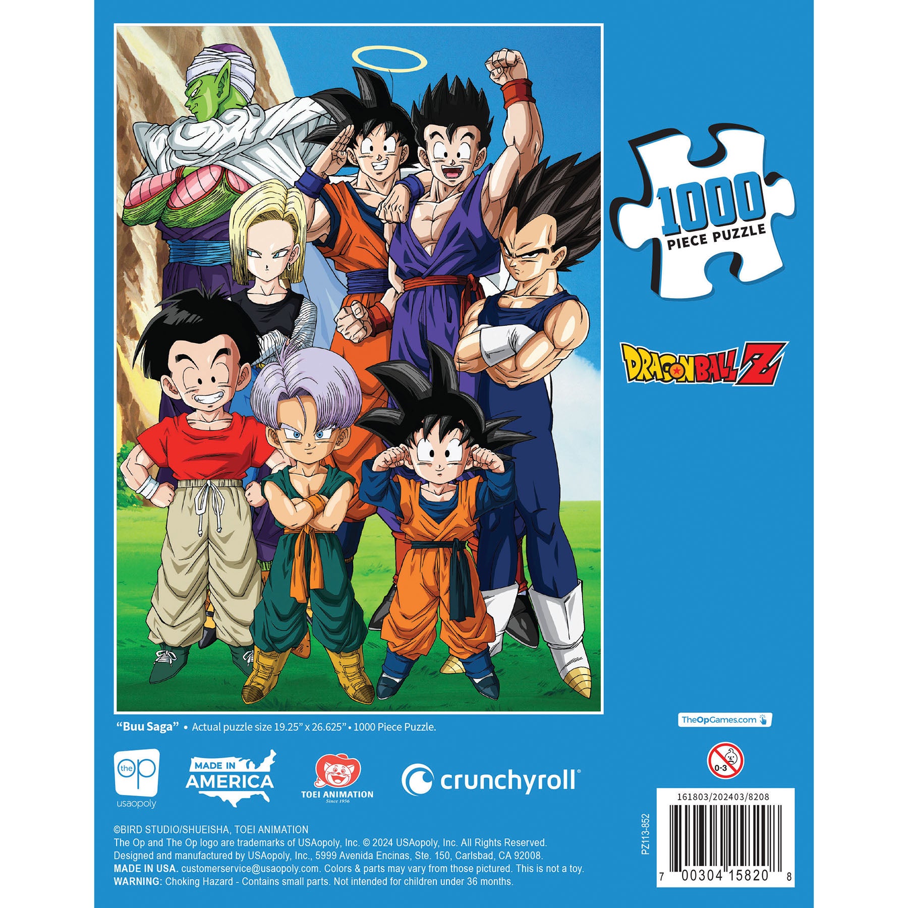 USAopoly Dragon Ball Z 'Z Fighters' Jigsaw Puzzle 1000 pc – Toys