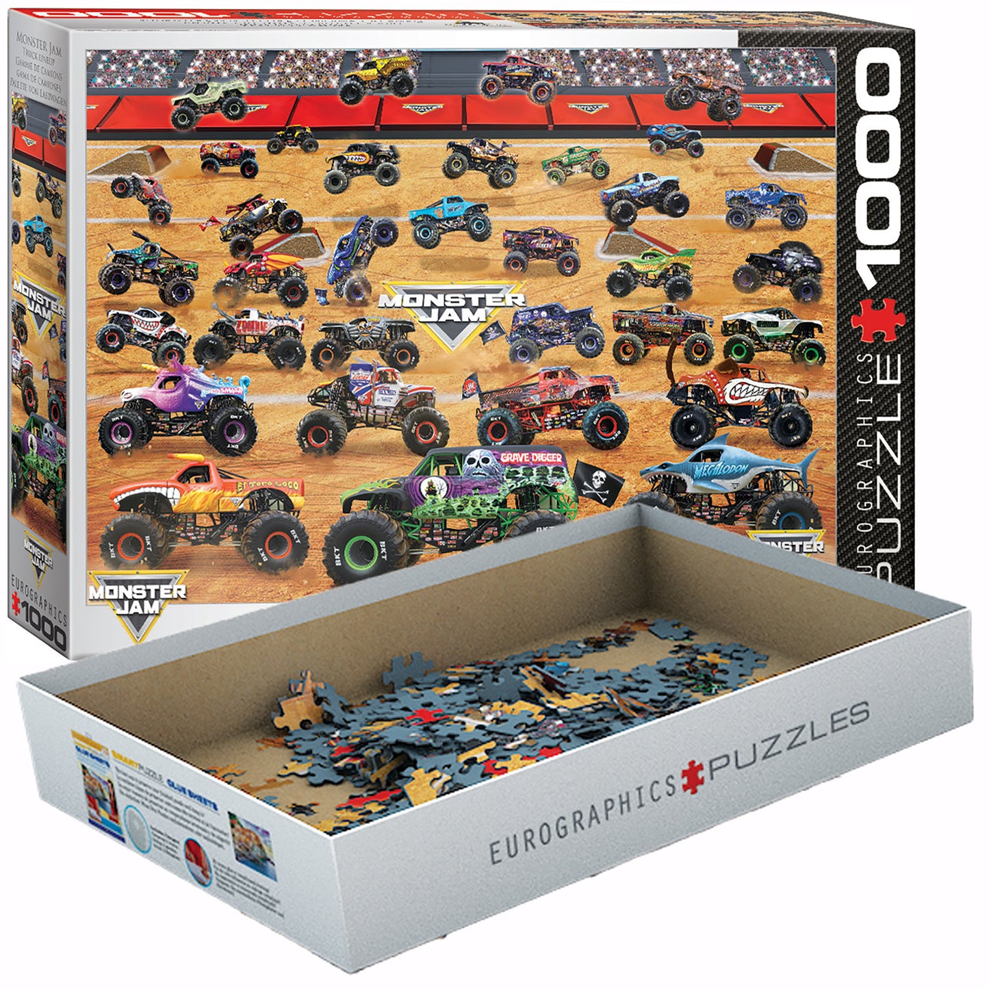Monster Jam Extreme Showdown Jigsaw Puzzle - 1000 pc