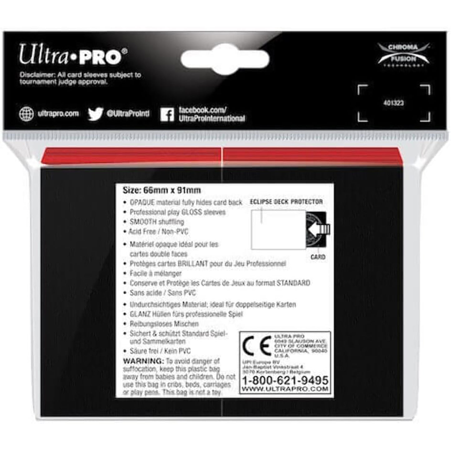 Ultra Pro Eclipse Pro Gloss Deck Protector Sleeves 100ct