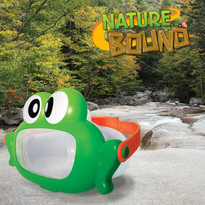 Nature Bound Critter Box Frog Lid Insect Catcher with Magnified Windows for Kids 3+