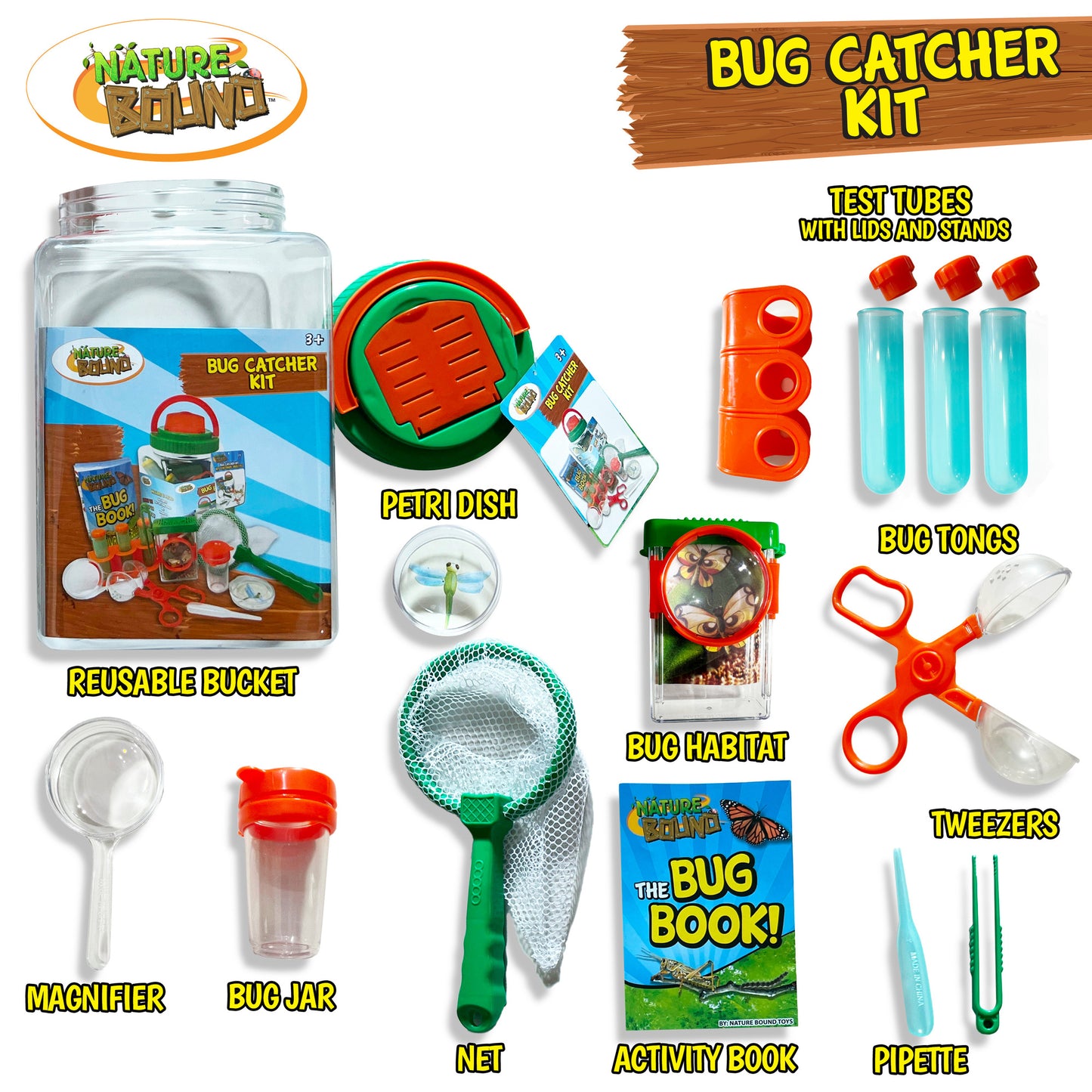 Nature Bound Bug Catcher Kit – Ultimate 20pc Exploration Set for Kids