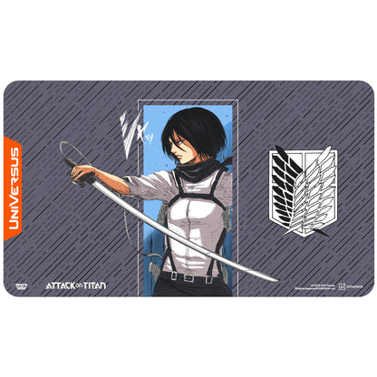 UniVersus Attack on Titan Mikasa Ackerman Premium Playmat