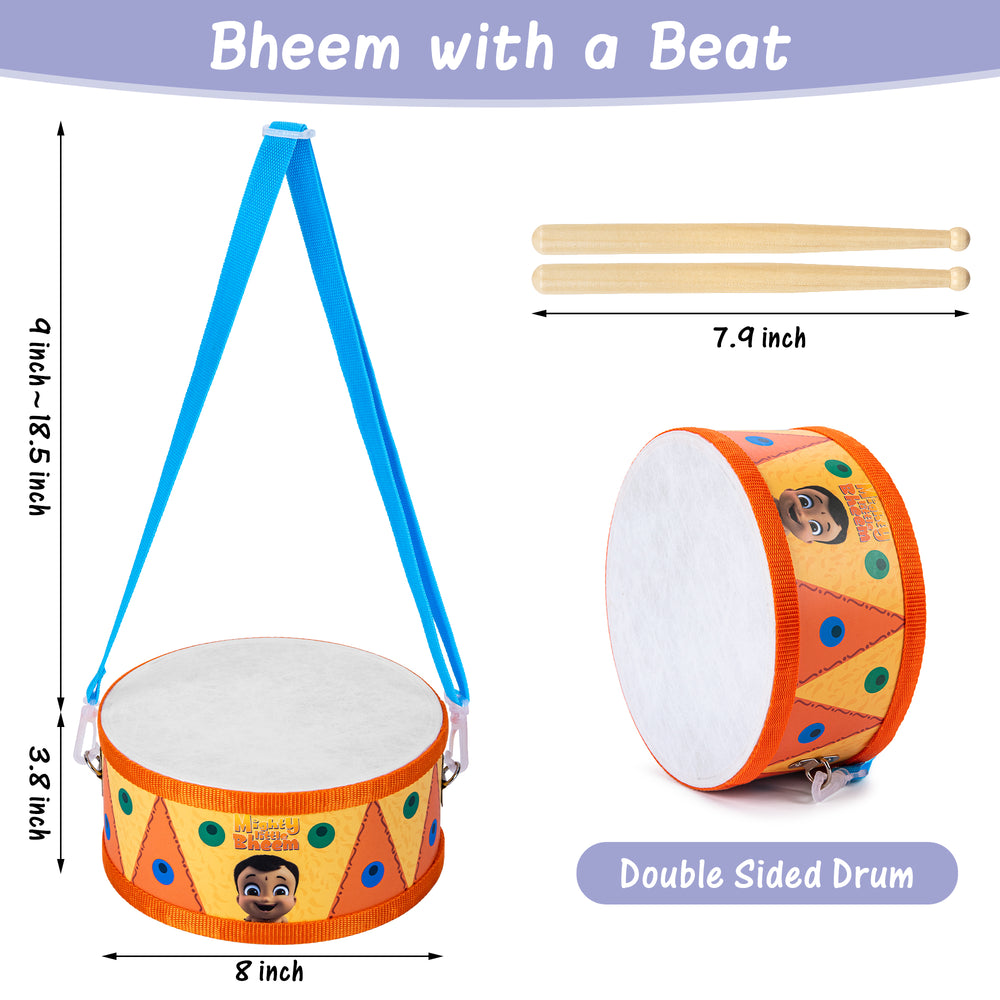 Mightly Little Bheem Drummer Playset - Wooden Drum