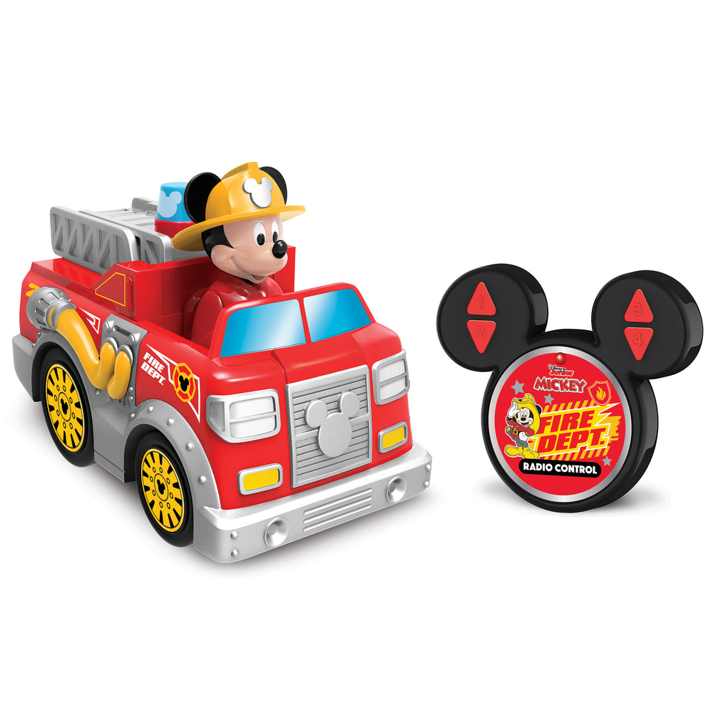 Disney Junior RC Mickey's Fire Truck - 2.4GHz Full-Function Remote Control Vehicle