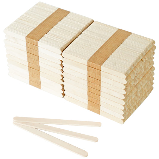 1000 ct bulk pack with natural wood sticks bundled with paper bands