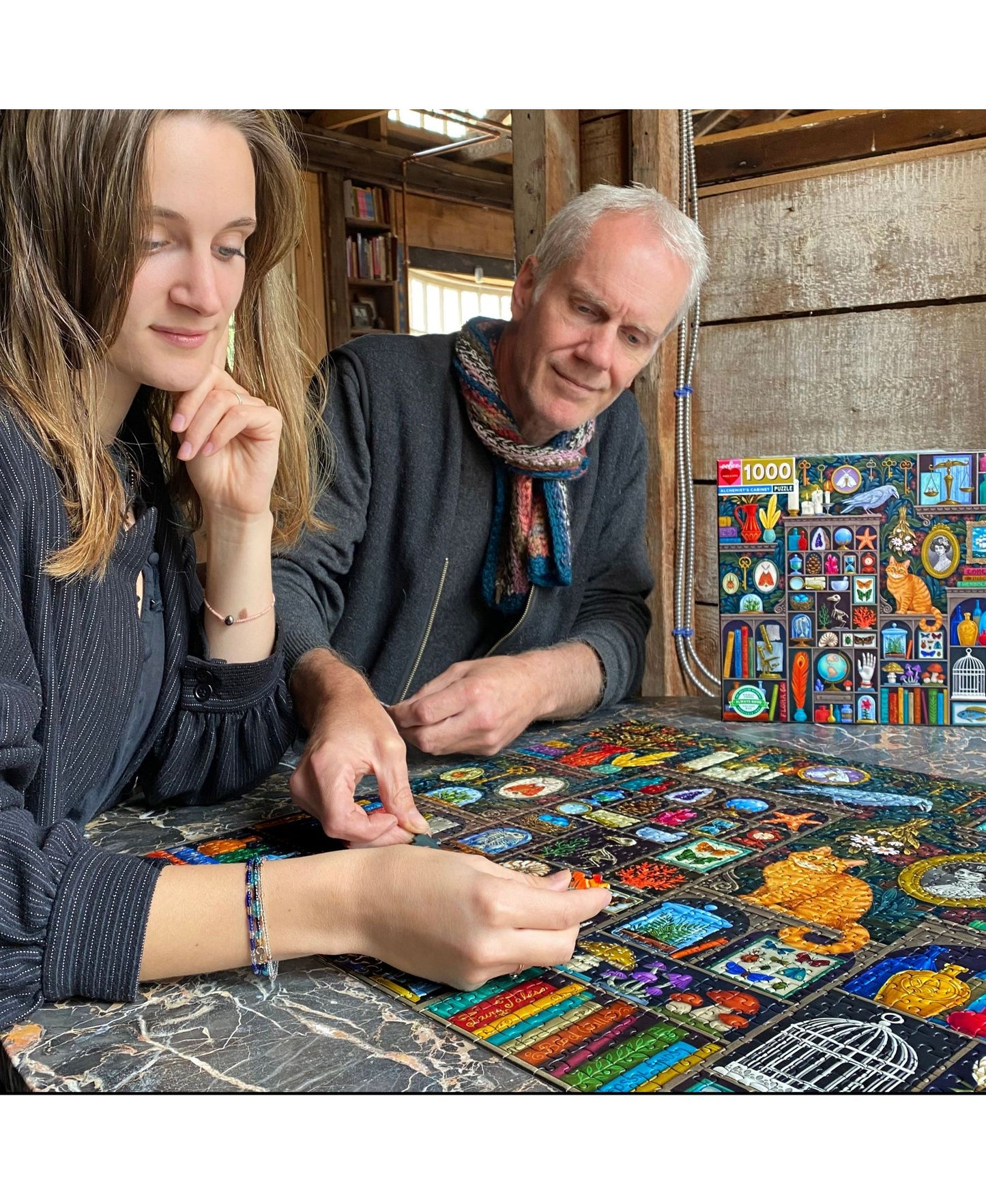 eeBoo Piece and Love Alchemist Cabinet Academia-Inspired Puzzle - 1000 pc