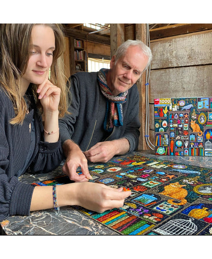 eeBoo Piece and Love Alchemist Cabinet Academia-Inspired Puzzle - 1000 pc