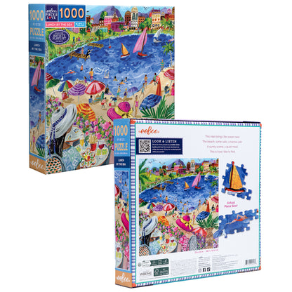 Piece&Love: Lunch by the Sea Jigsaw Puzzle - 1000 pc