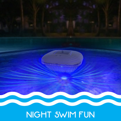 RIPPLE Solar-Powered Floating Pool Lights - Color Changing LED with 9 Modes