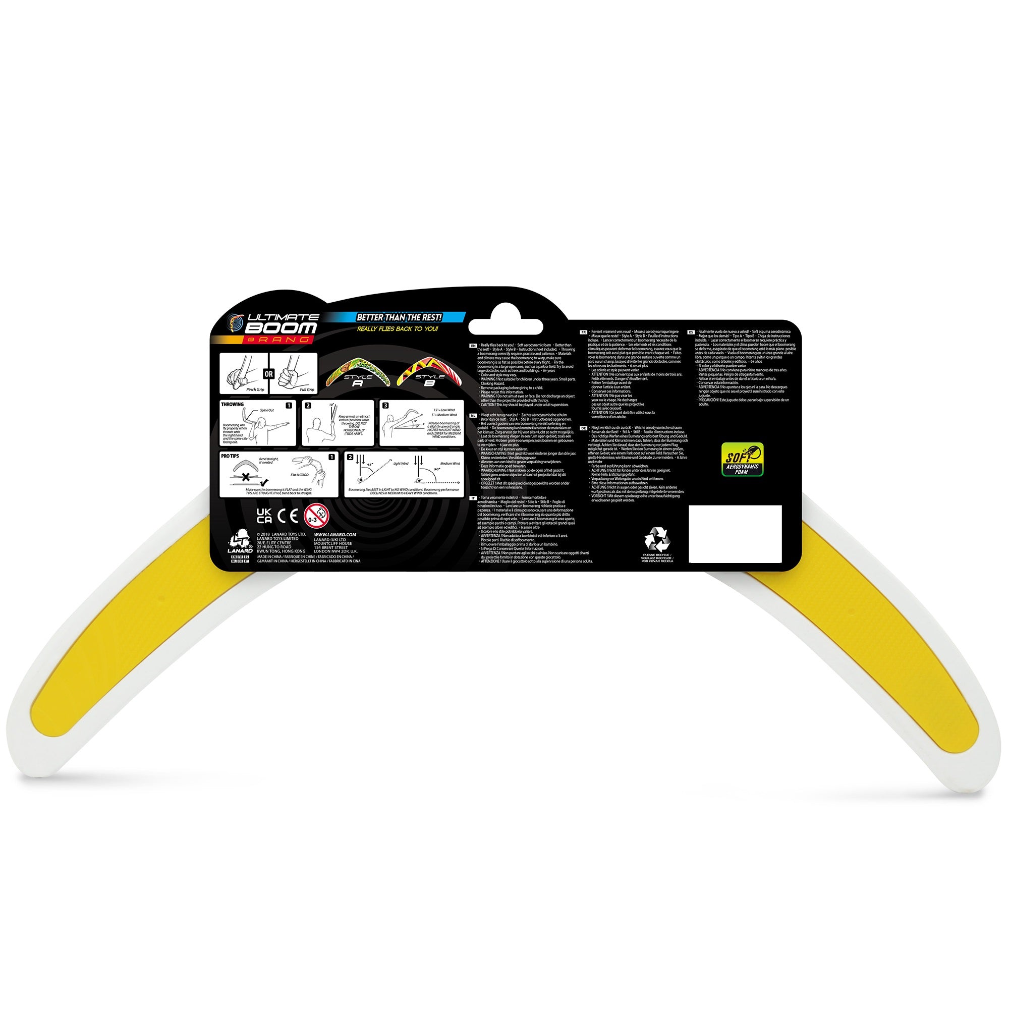 COTTON BOOMERANG カートリッジ Ultimate Boomerang & Tech Ring 2-Piece Flying Toy Set – Toys