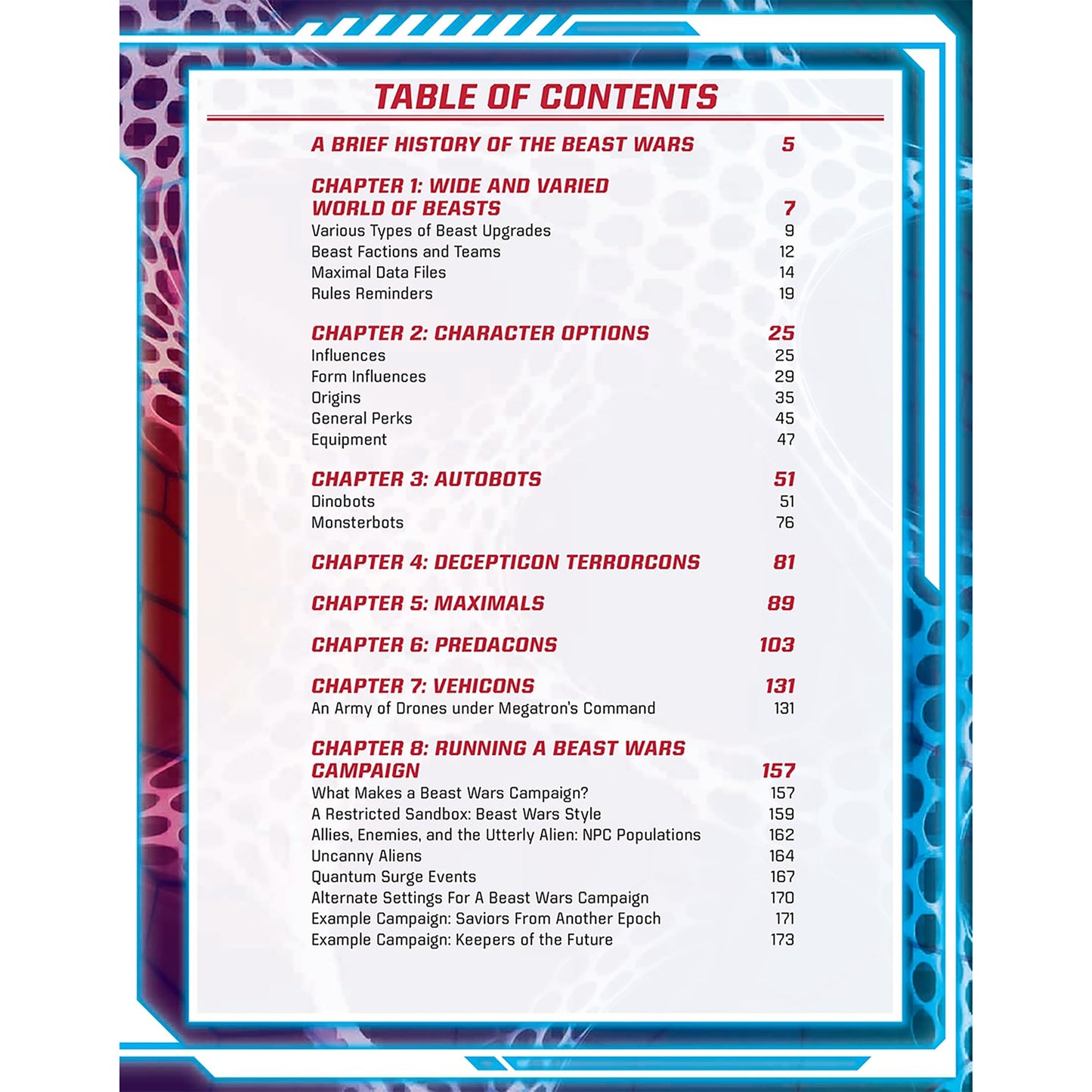 Transformers RPG: Technorganic Secrets Sourcebook - Hardcover Expansion