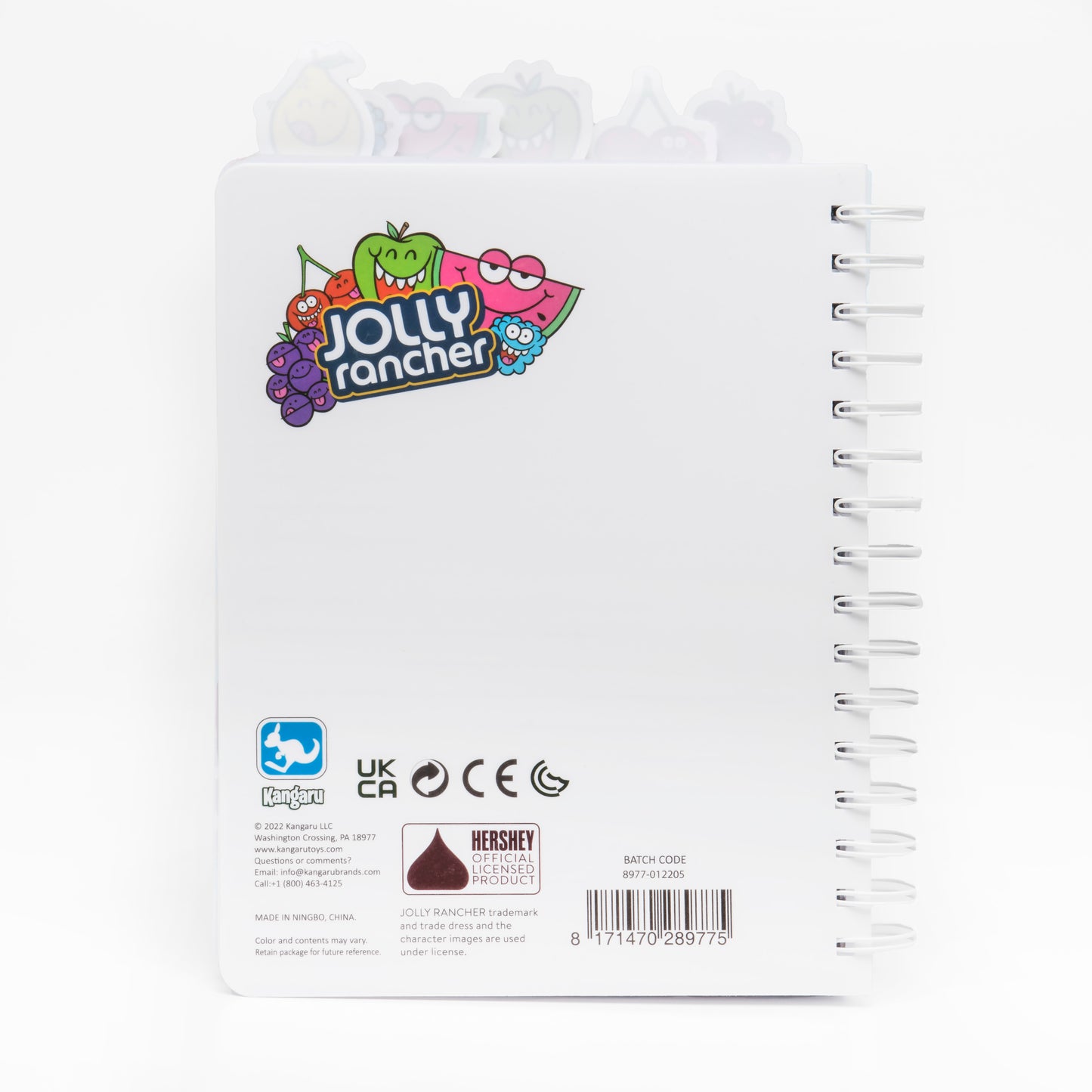 Jolly Rancher Scented Journal - Fruit Characters - Assorted Scents