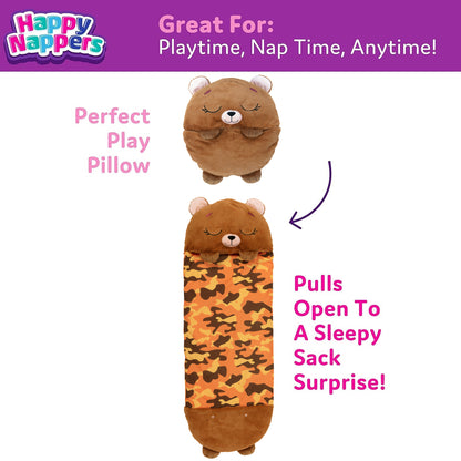 Happy Nappers 54 inch Transforming Benny The Bear Sleeping Bag