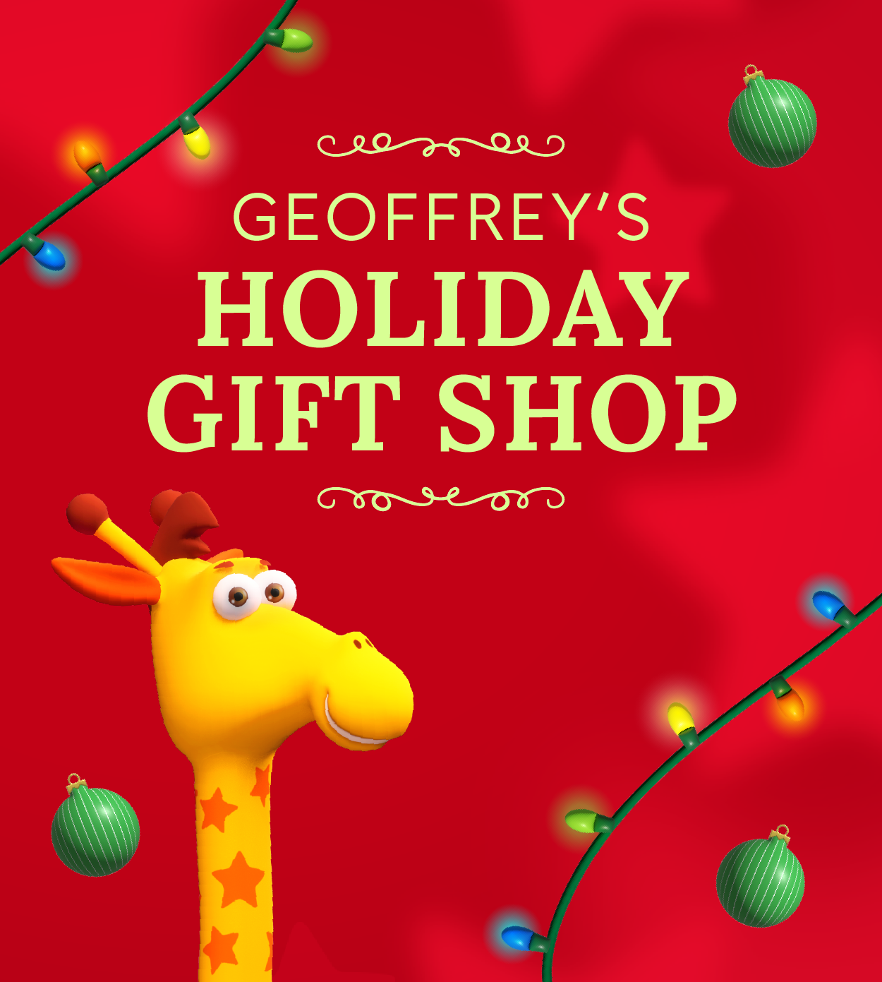 Geoffrey's holiday gift shop
