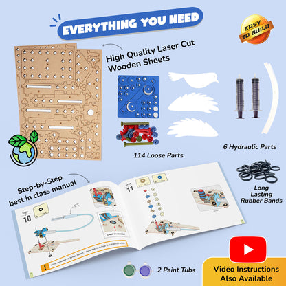 Smartivity 7-In-1 Multi-Builds Hydraulics Science Kit