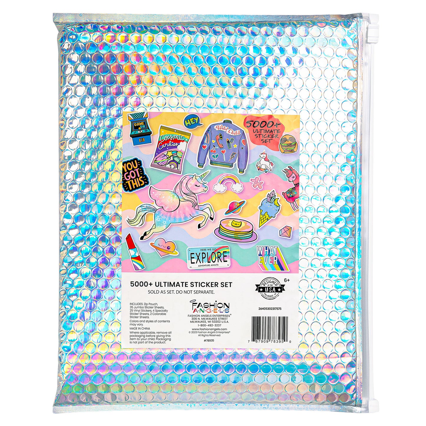 Mega Sticker Collection 5000+ Spectacular Variety Pack with 3D, Glow & Holographic Designs