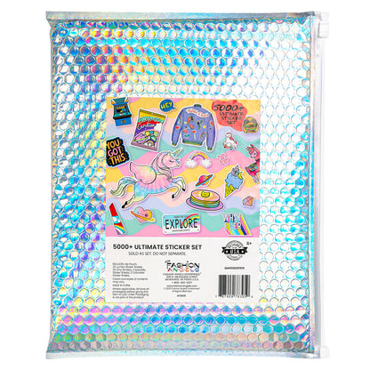 Mega Sticker Collection 5000+ Spectacular Variety Pack with 3D, Glow & Holographic Designs