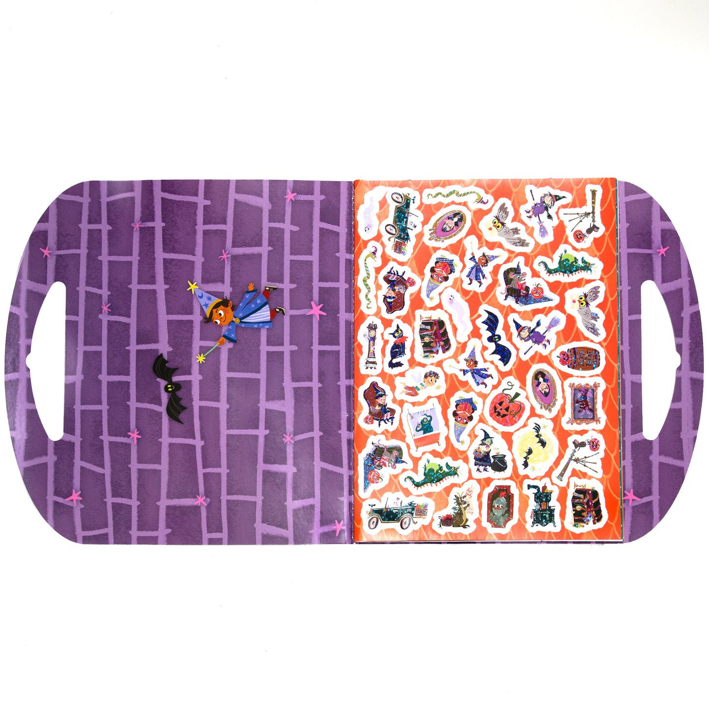 eeBoo Halloween Shiny Foil Sticker Book - 200+ Rainbow Foil Stickers