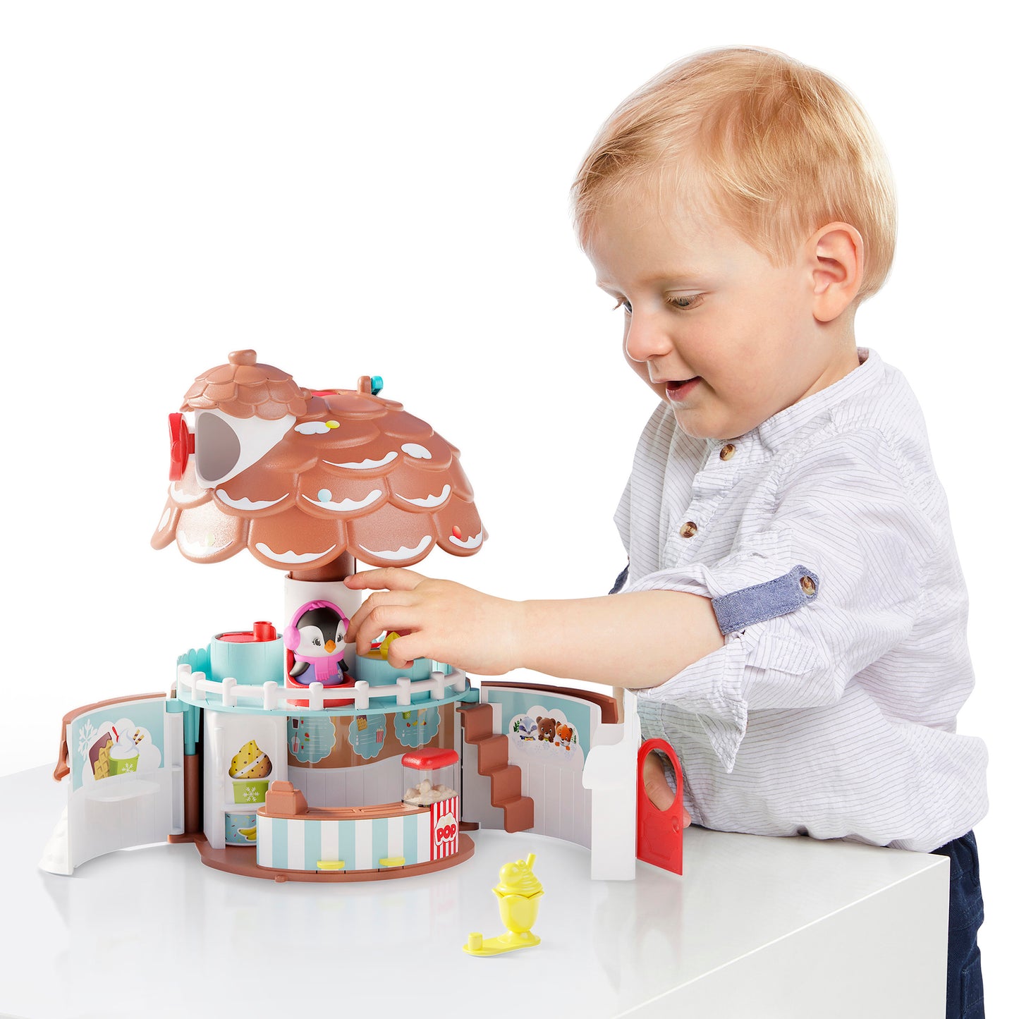 Timber Tots Pine Cone Snack Bar Interactive Playset