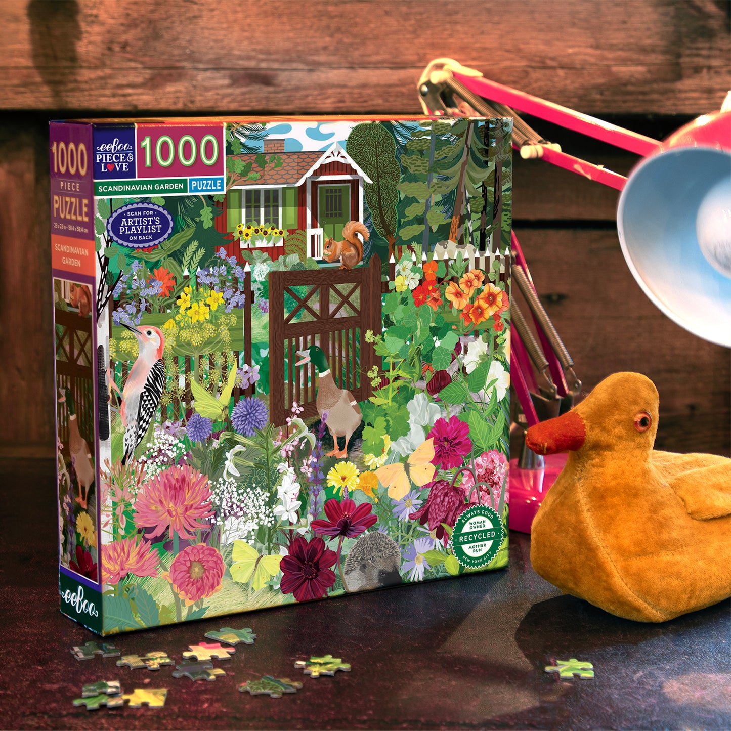Piece&Love Scandinavian Garden 1000 pc Puzzle