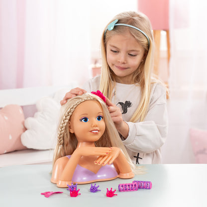 Bayer Design Lisa Top Model Styling Head - 10" Beauty Playset