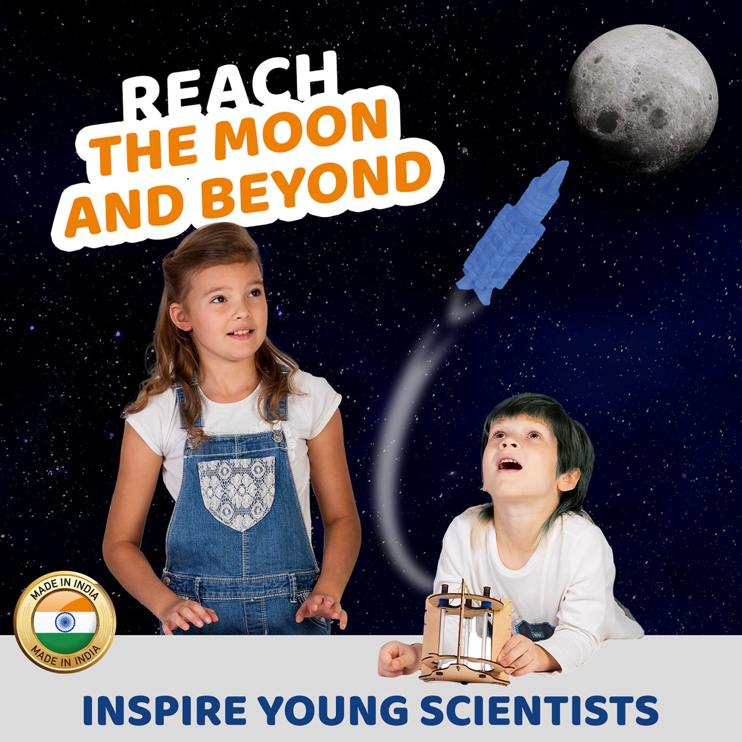 Smartivity Chandrayaan Space Rocket Launcher Science Kit