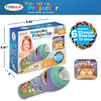 Playful Minds Storytelling Projector - Interactive Tales & Sounds for Kids
