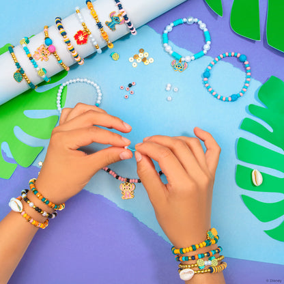 Disney Stitch DIY Jewelry Kit with colorful beads and charms for making bracelets