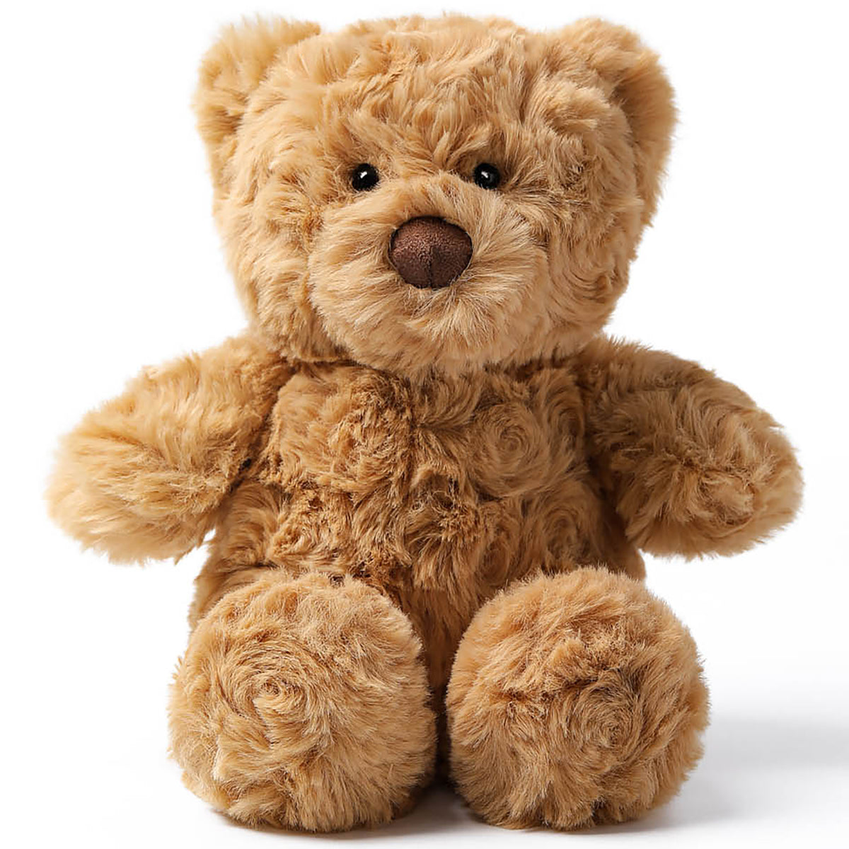 Forest Series Betty Bear 7-inch plush toy, tan teddy bear with brown nose, sitting upright