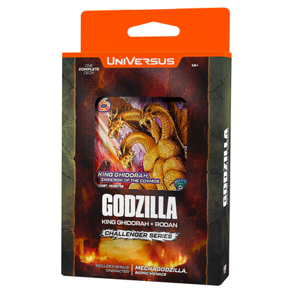 UniVersus Godzilla Challenger Series: 60-Card Deck Featuring King Ghidorah & Rodan