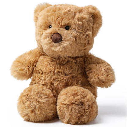 Forest Series Betty Bear 7-inch plush toy, tan teddy bear with brown nose sitting upright