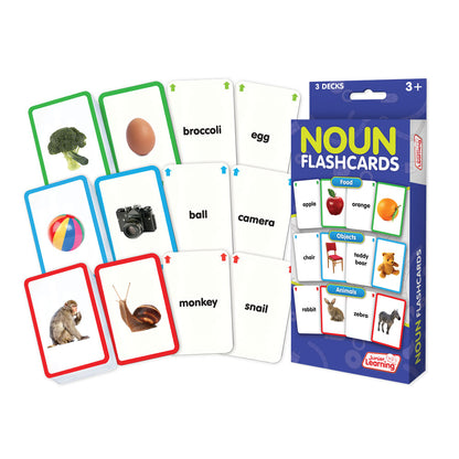Junior Learning Noun Flashcards - Educational Discovery Set