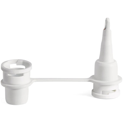 Quickfill USB200R air pump with white connector nozzles and tube